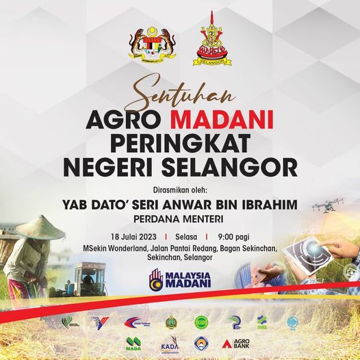 Jualan Agro Madani di Sekinchan esok, tawar produk segar 30 peratus lebih murah