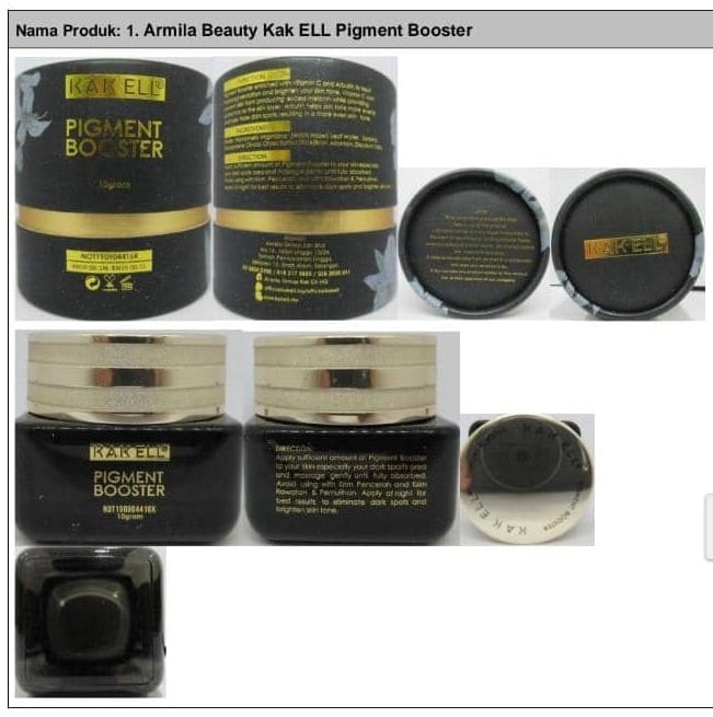 'Armila Beauty Kak Ell Pigment Booster' found to contain scheduled poison