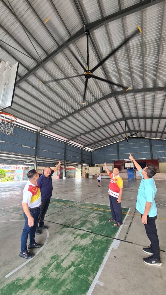 黄瑞林拨垦殖华小7万 提升大礼堂设施