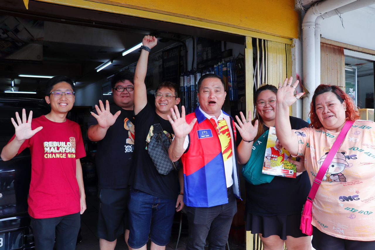 黄瑞林适耕庄区积极拜票   选民反应鼓舞亲表谢意