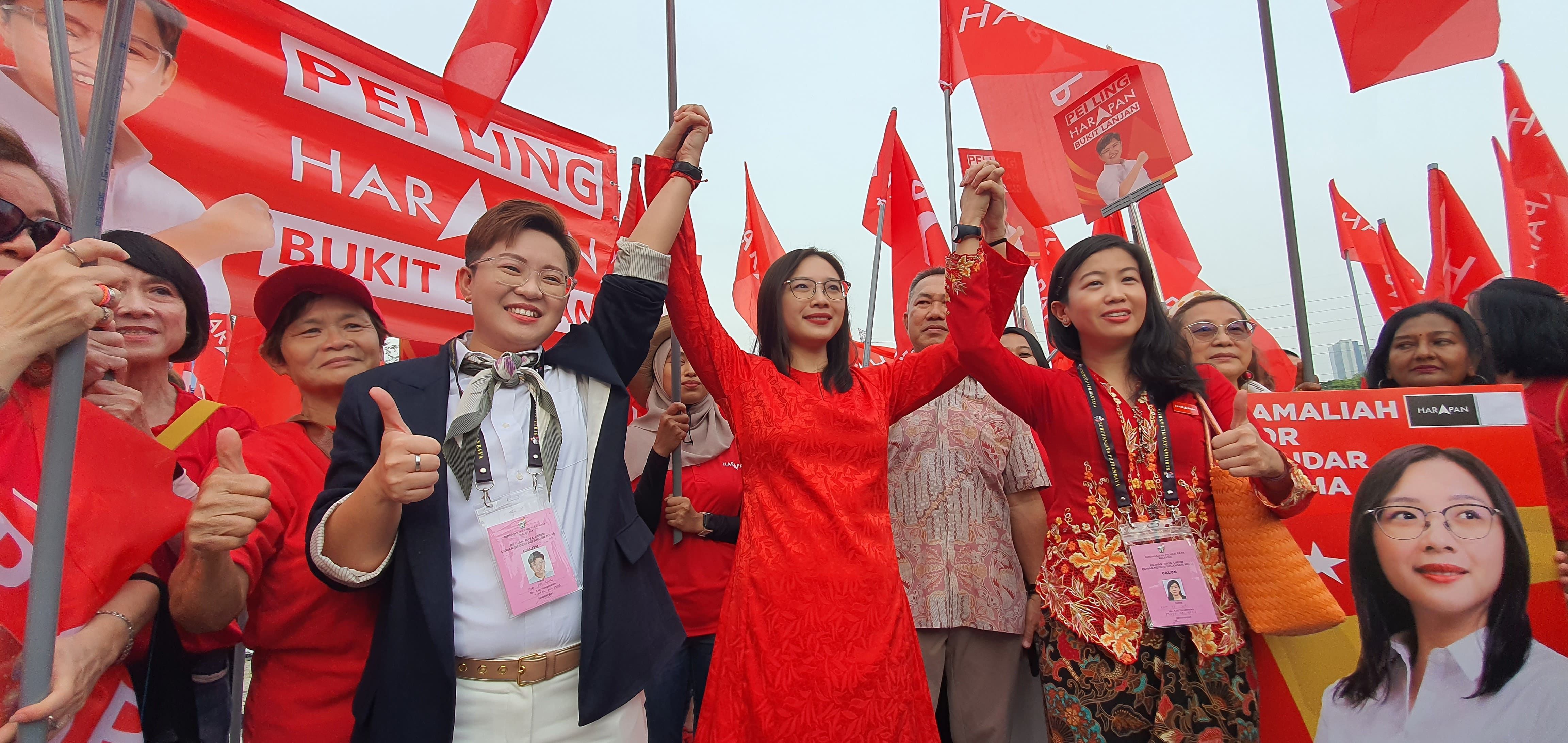 雪希盟3年轻女将上阵 势捍卫甘榜东姑.万达镇.武吉兰樟