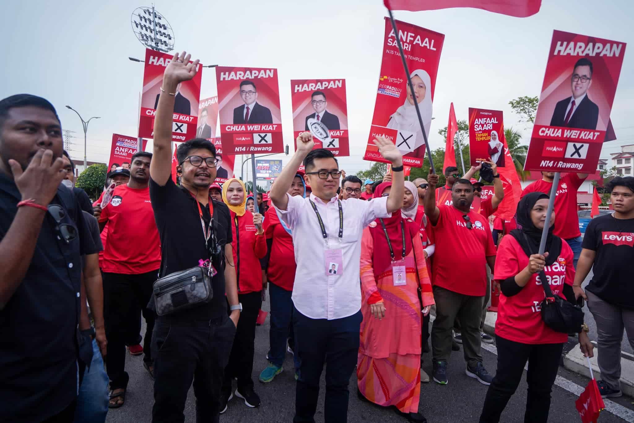 蔡伟杰冀和对手展开君子之战  祝希盟候选人旗开得胜