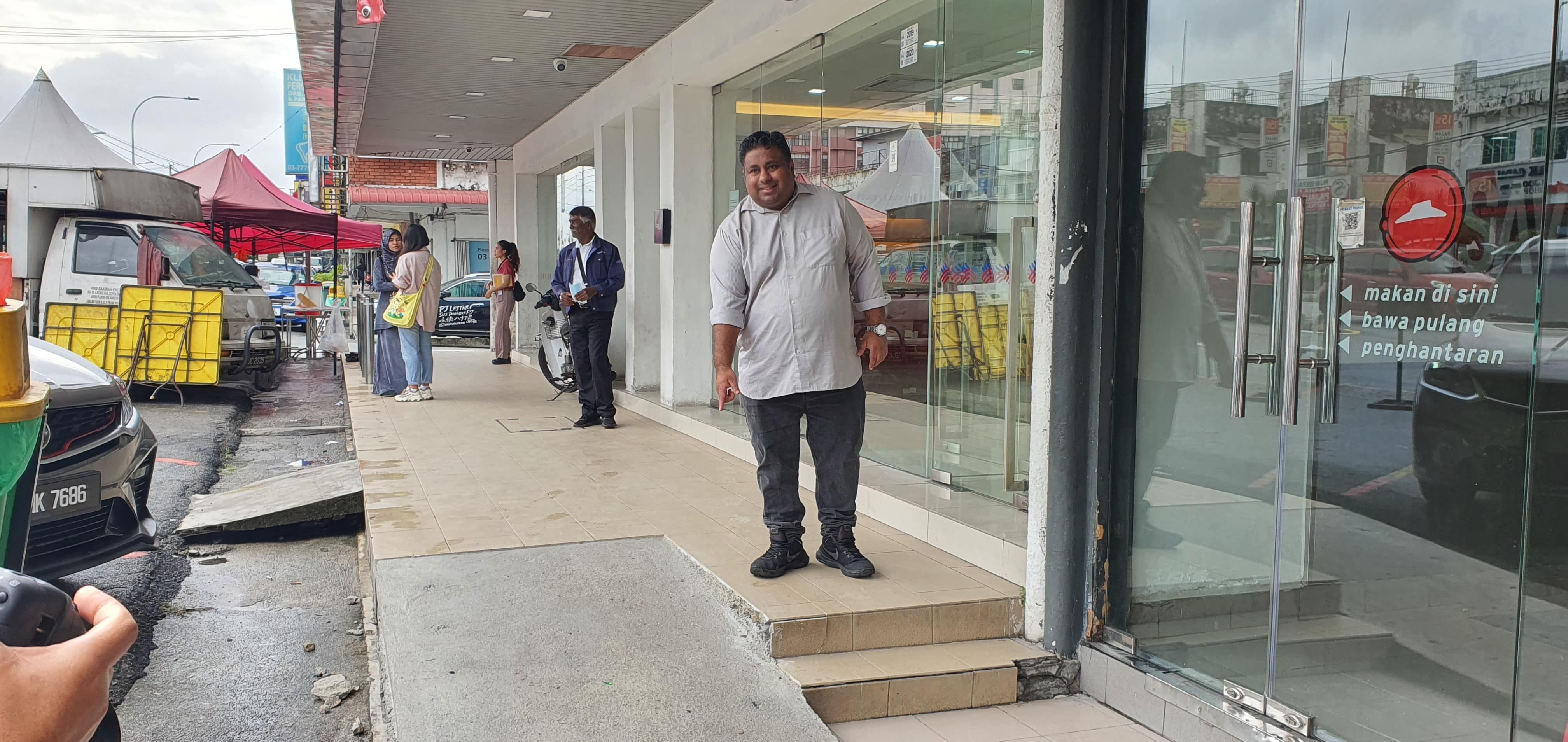 灵市政厅耗22万在灵市旧区 设计69个无障碍斜坡走道