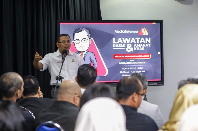 阿米鲁丁促雪州媒体公司工作者    州选传达正确及重要讯息