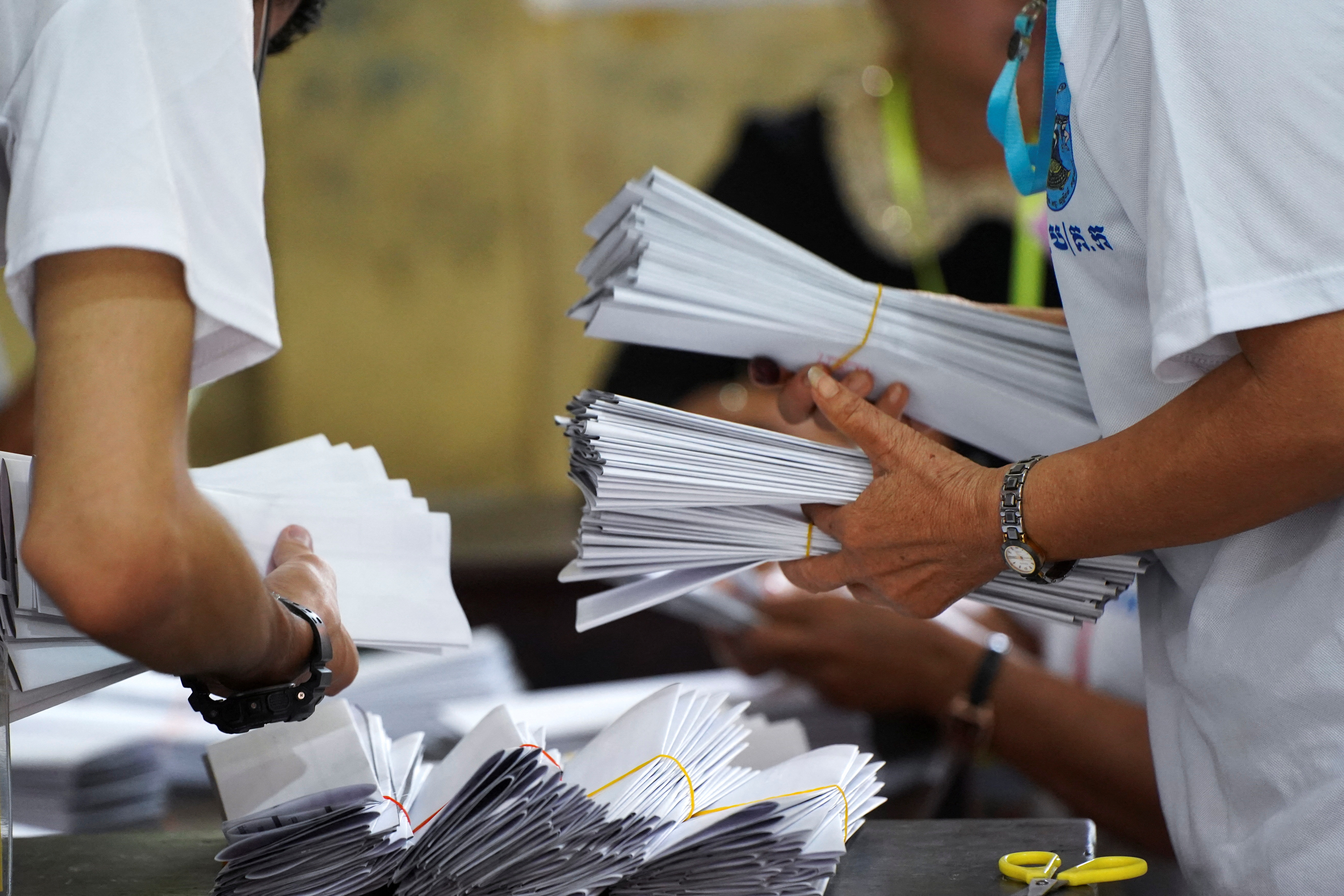 Cambodia's ruling party says it won a landslide victory in elections