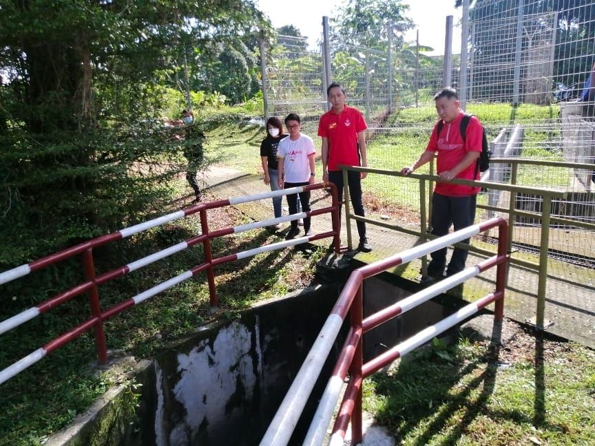 古腰河防洪池8月杪完工 欧阳捍华吁居民忍耐施工期不便