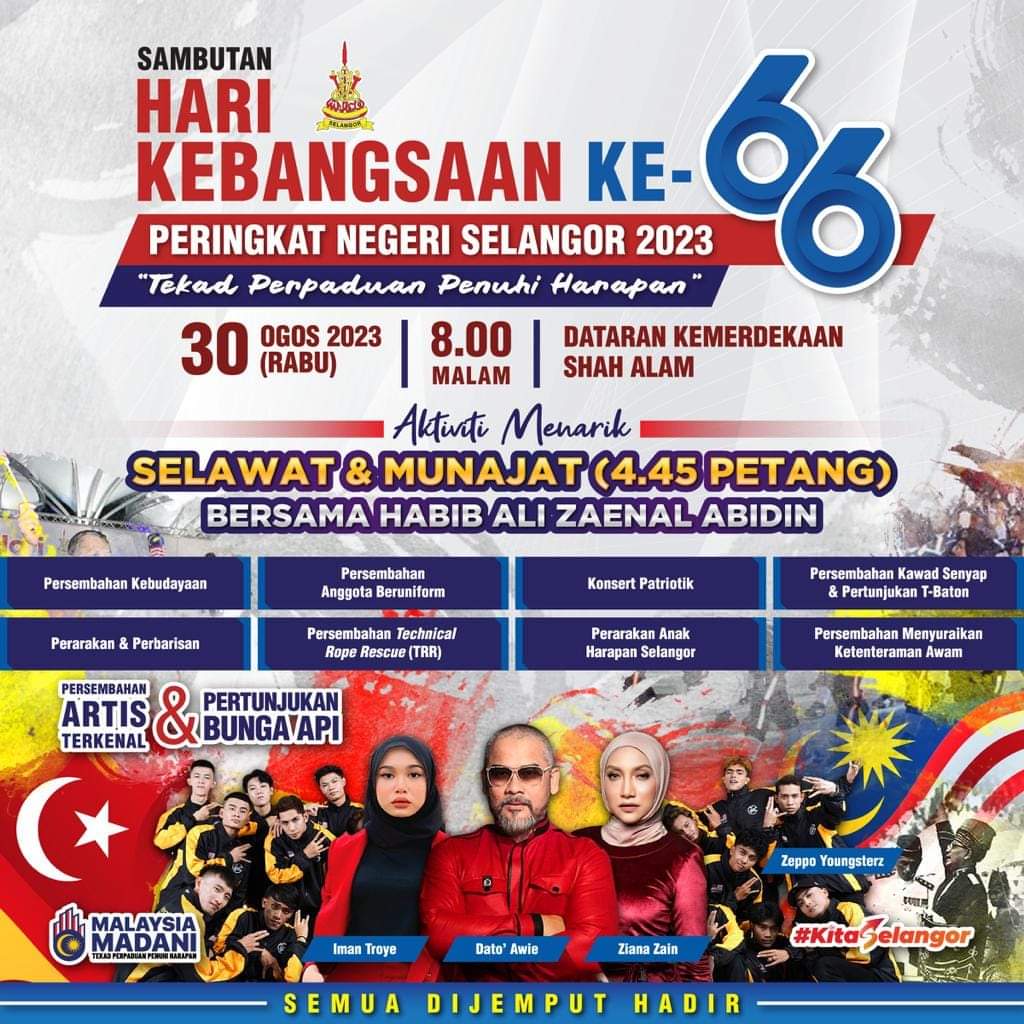 Awie, Iman Troye meriahkan sambutan Hari Kebangsaan peringkat negeri