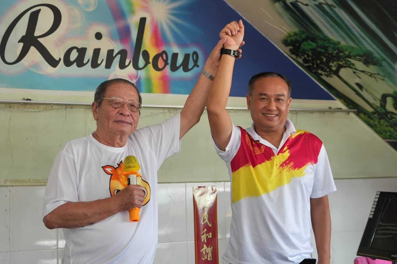 林吉祥二度双溪比力助选    吁为下一代投选光明前景