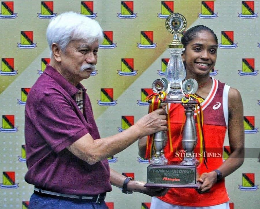 துவாங்கு முஹ்ரிஸ் கிண்ண ஸ்குவாஷ் போட்டி- சிவசங்கரி சாம்பியன் பட்டத்தை வென்றார்