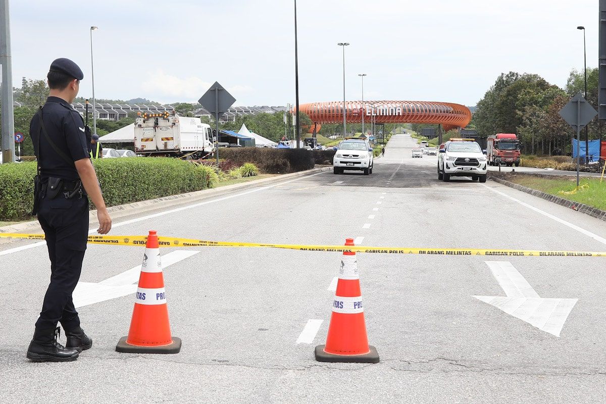 Laluan Persiaran Elmina dibuka sepenuhnya bermula 3 petang