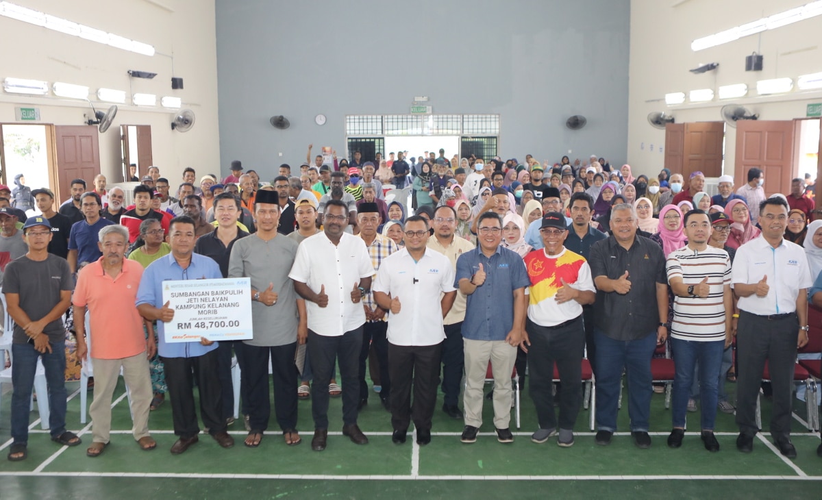 MBI salur RM124,700 bantu 152 keluarga terjejas ribut, baik pulih jeti nelayan