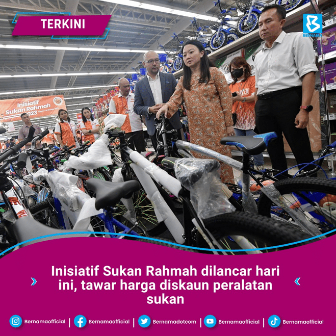 Inisiatif sukan Rahmah dilancar, tawar diskaun peralatan sukan hingga 30 peratus