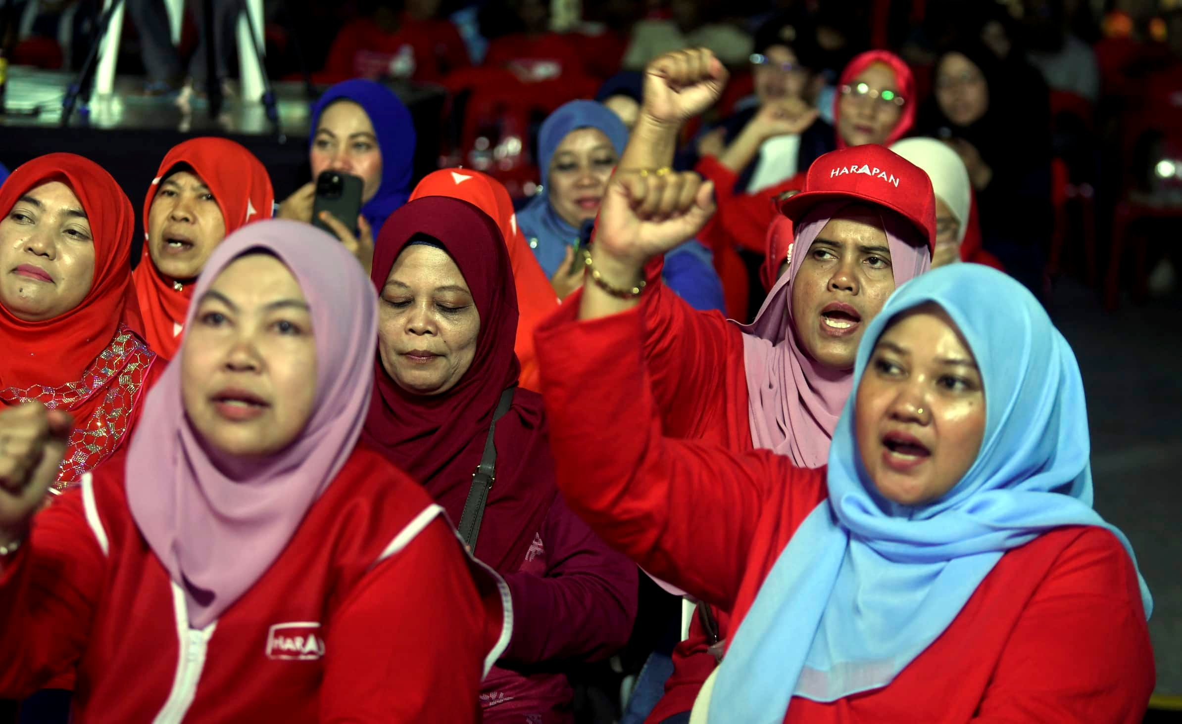 PRN: Sokongan terhadap gabungan HARAPAN-BN pada tahap terbaik