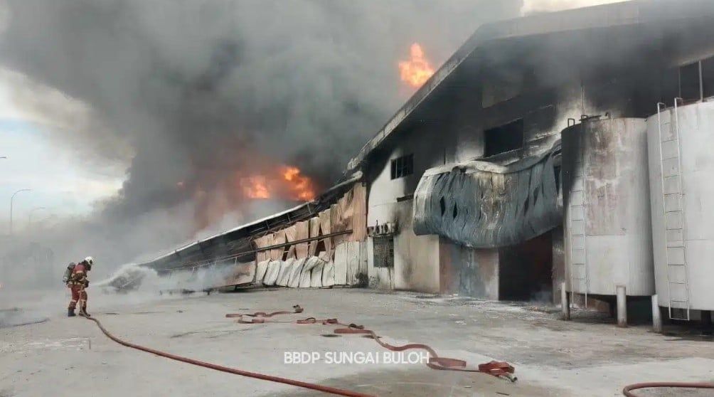 双溪毛糯6家具厂火患  无人伤亡