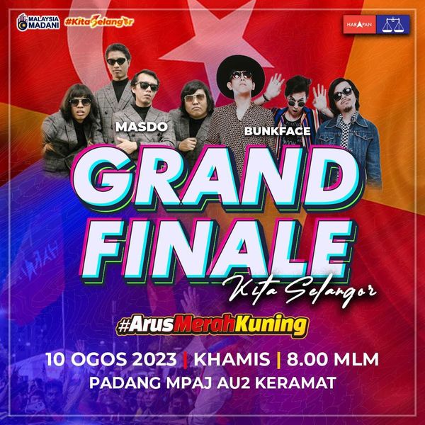 Bunkface, Masdo meriahkan ceramah #ArusMerahKuning di Padang MPAJ AU2 Keramat