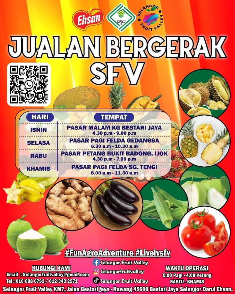 Hasil tani segar, berkualiti menerusi jualan bergerak SFV