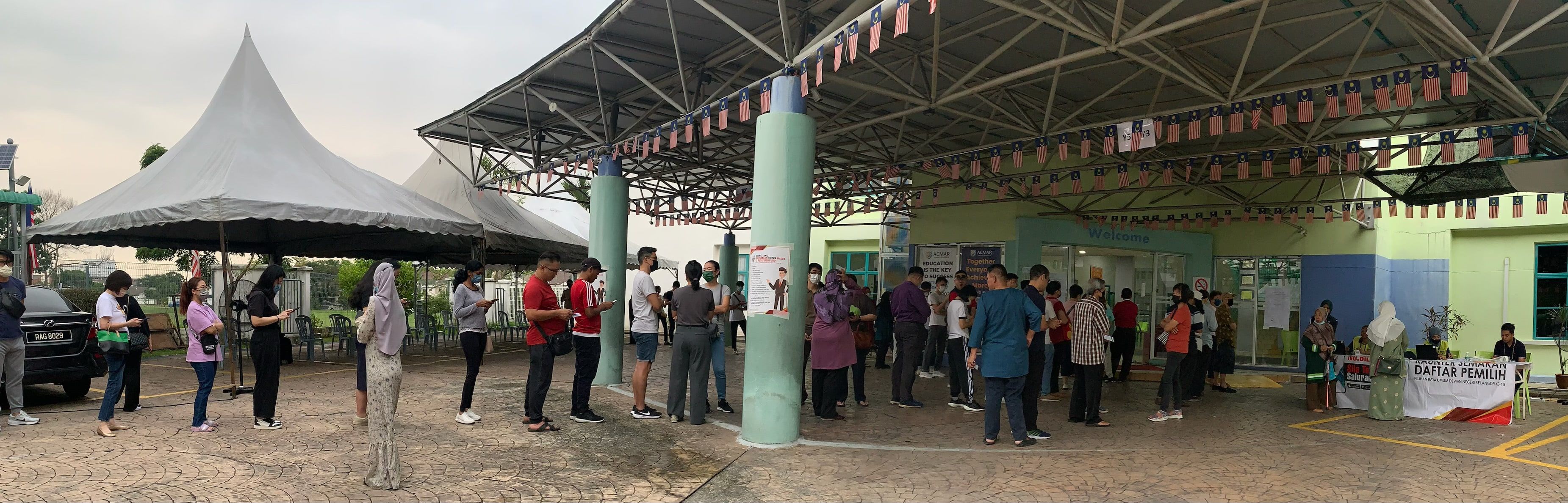 巴生新城区投票热    首投族把握机会发声