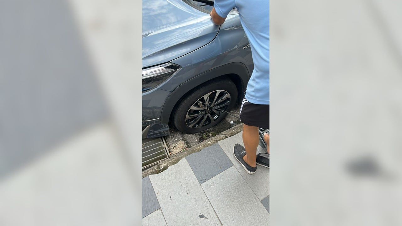 蔡伟杰轿车轮胎遭人蓄意放风  不屈服于肮脏政治手段