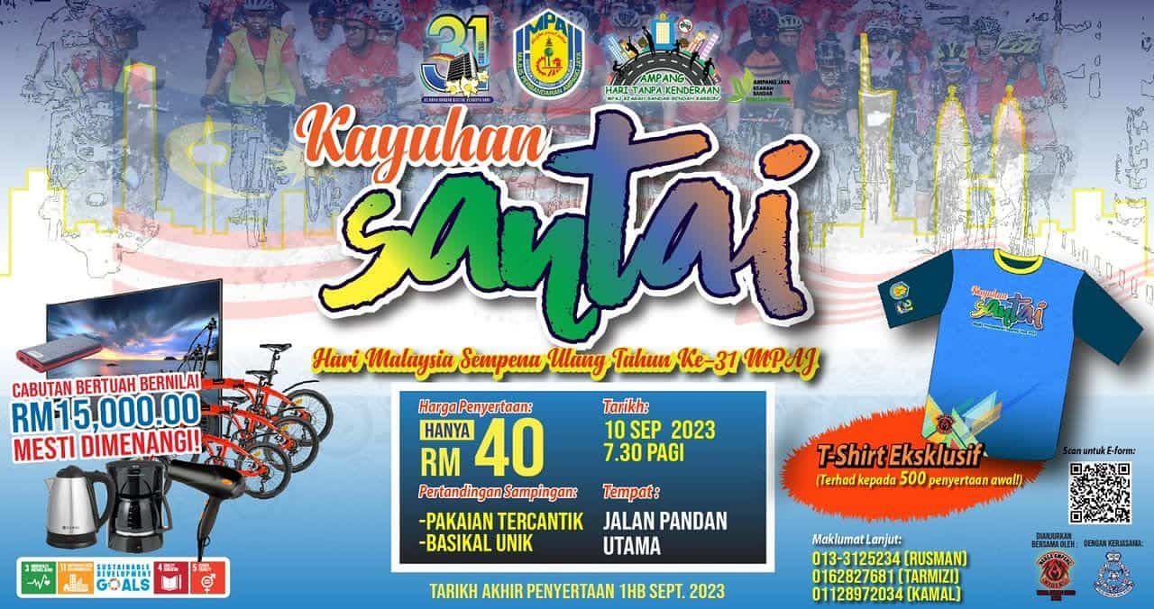 MPAJ anjur pertandingan tarian tradisional, kayuhan santai, tawar hadiah wang tunai