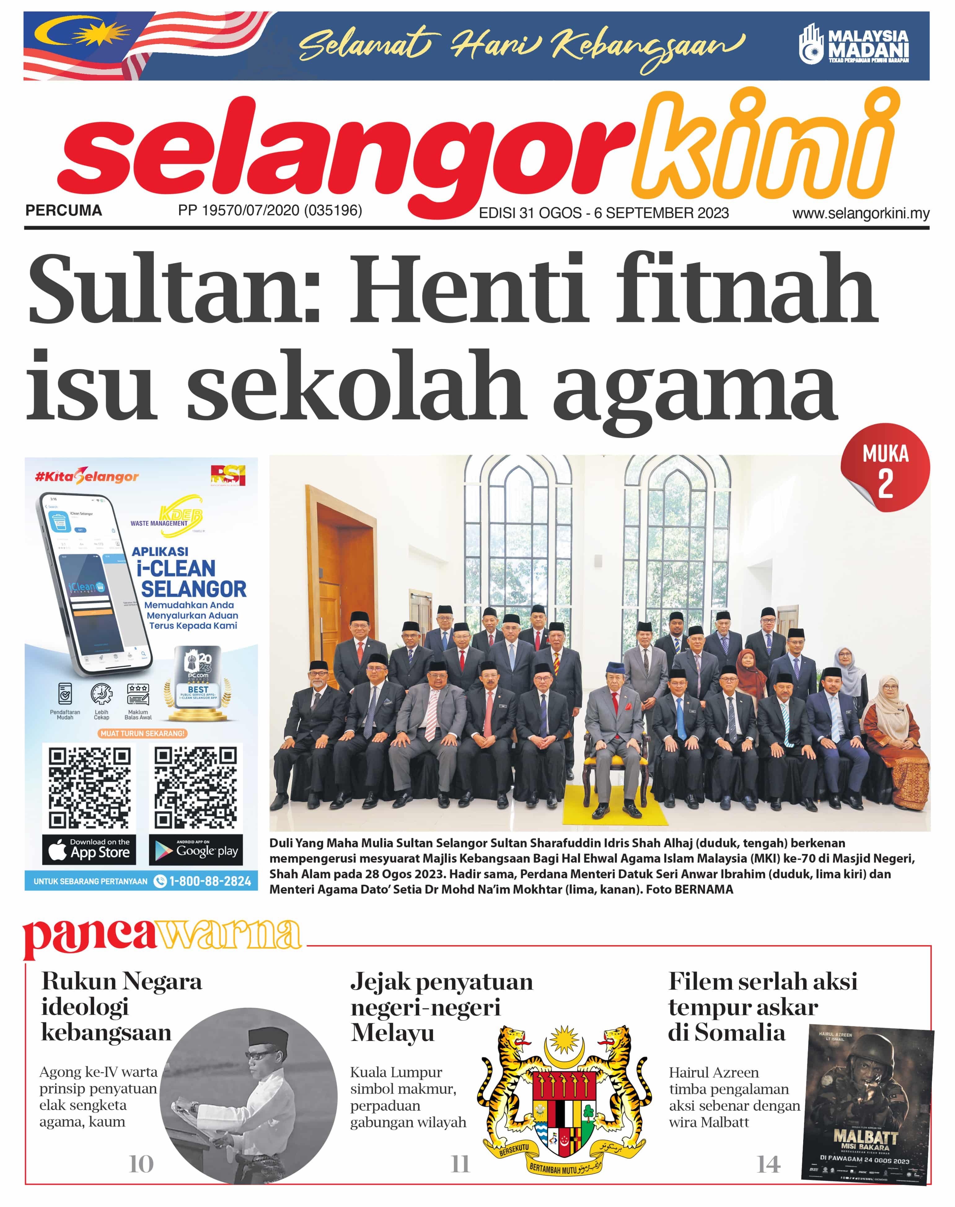Selangorkini 31 Ogos - 6 September 2023