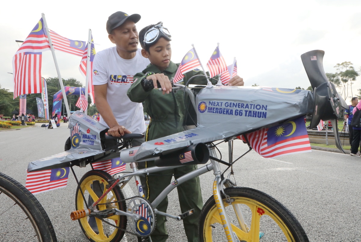 Karnival Basikal Merdeka tarikan Hari Tanpa Kenderaan MBSA