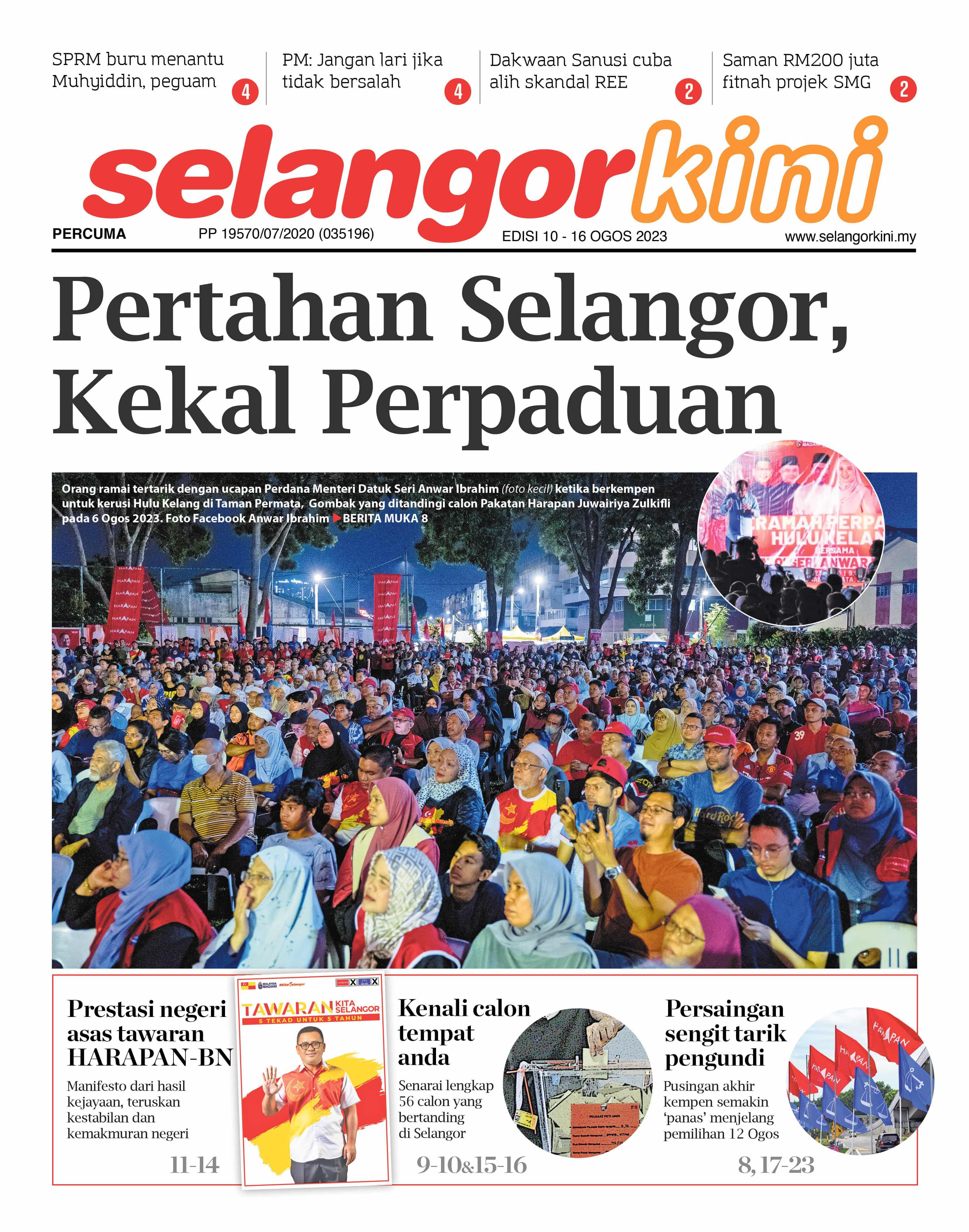 Selangorkini 10 - 16 Ogos 2023