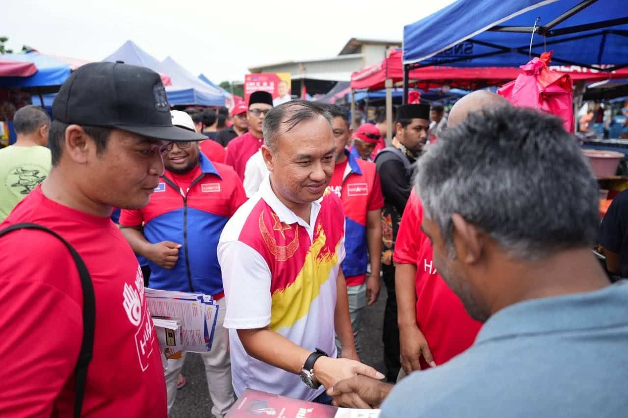 双溪比力分秒必争拜票  雷健强喜获小贩给力支持