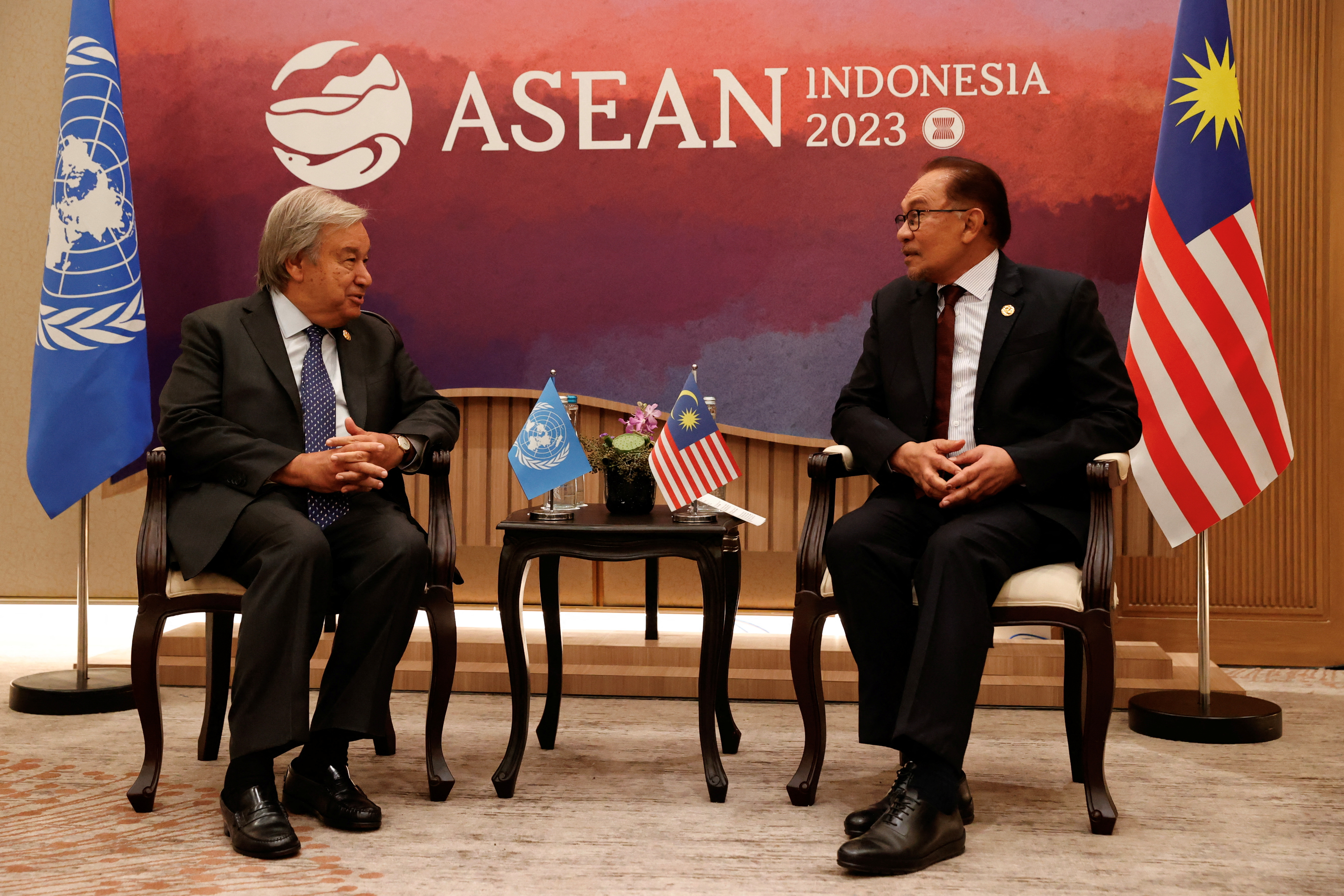 Anwar raises Palestine, Myanmar issues during bilateral meeting with UN sec-gen