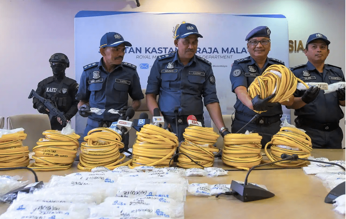 关税局侦破跨国贩毒集团  起获逾51公斤.值170万冰毒