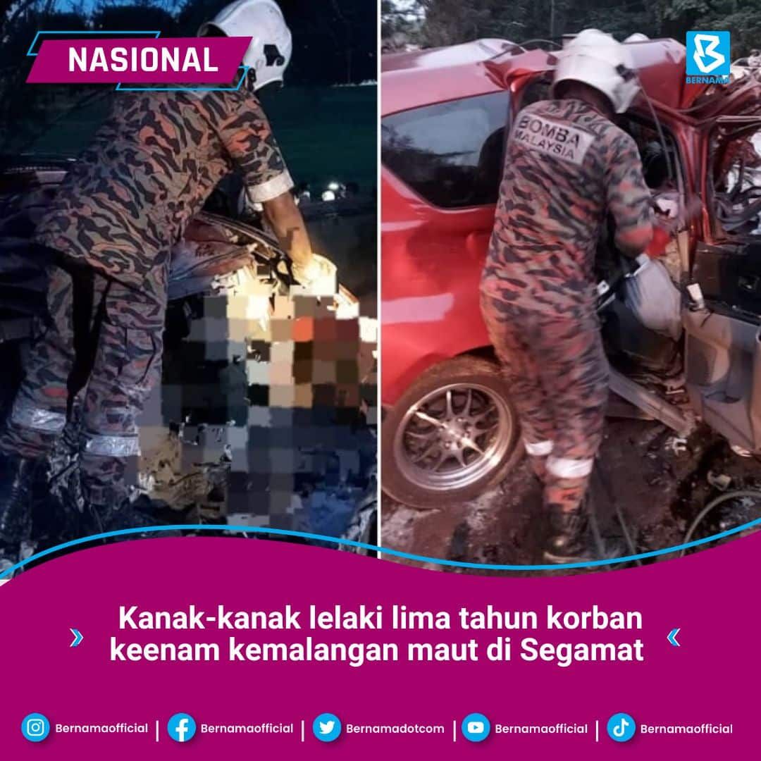 Kanak-kanak lima tahun korban keenam kemalangan di Segamat