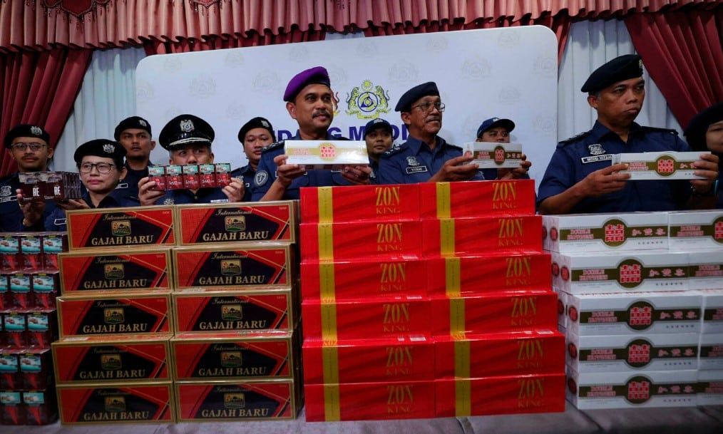 柔关税局本月2取缔 起获390万逃税烟