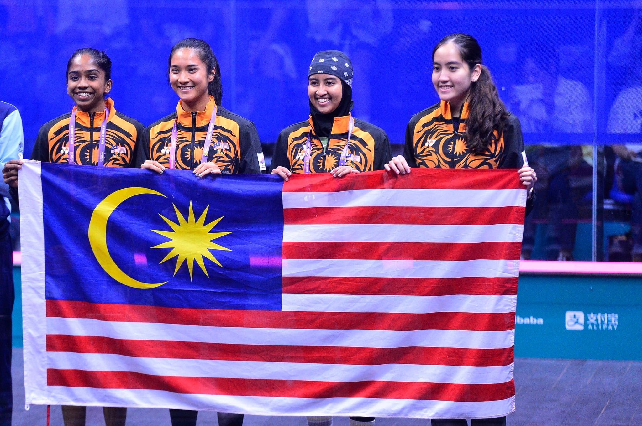 Sukan Asia: Skuasy wanita negara raih emas, benam Hong Kong 2-1