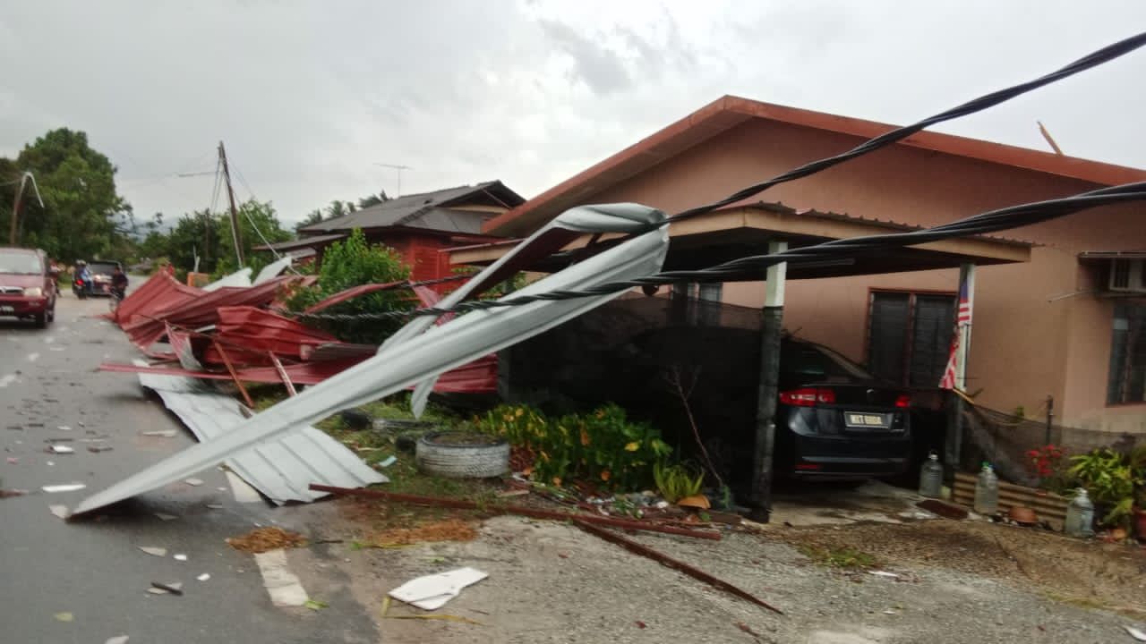 82 keluarga terjejas ribut berlindung di pusat pemindahan, MBI hulur bantuan segera