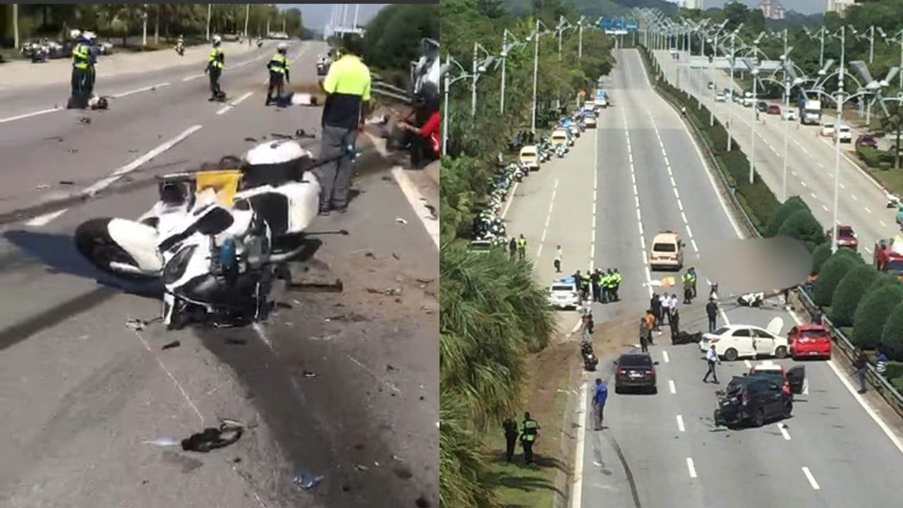 罗里换车道引发连环撞    2男子身亡数人受伤