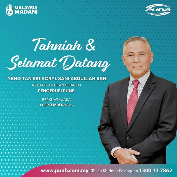 阿克里沙尼受委PUNB主席