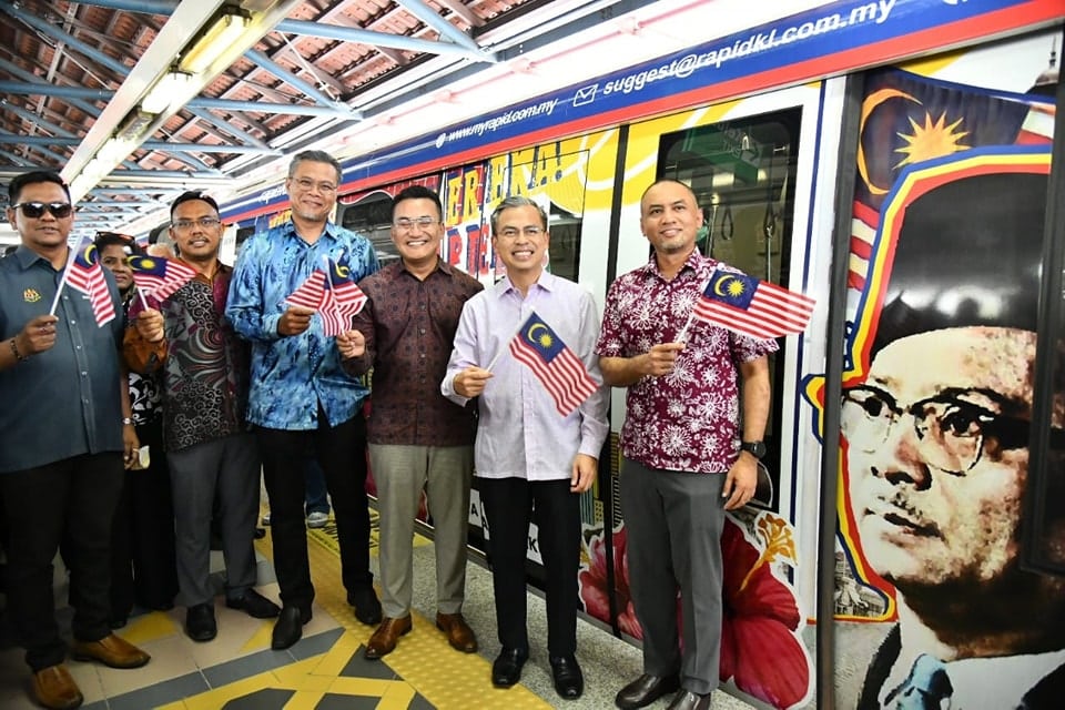 LRT coaches deck up for Malaysia Day to instill love for nation