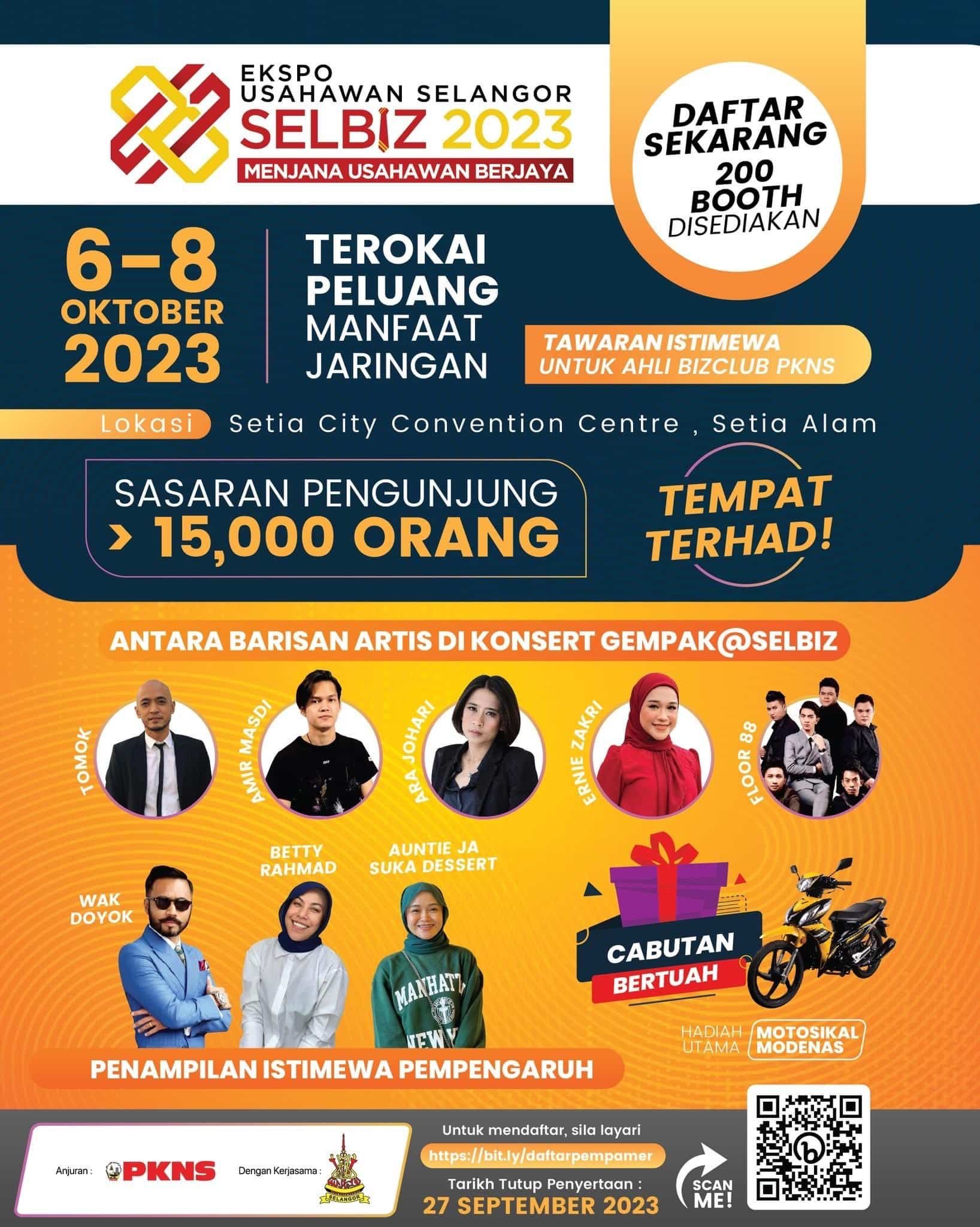 Ekspo Usahawan Selangor mulai 6 Oktober, sasar 15,000 pengunjung