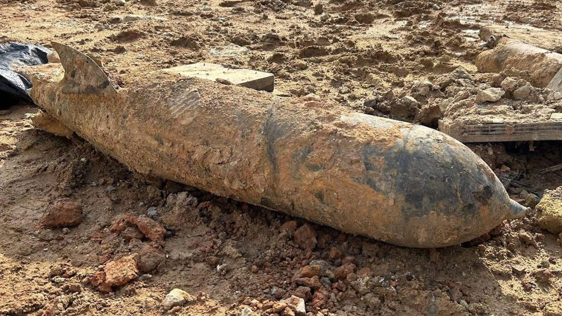 Singapore to dispose of 100kg WWII aerial bomb