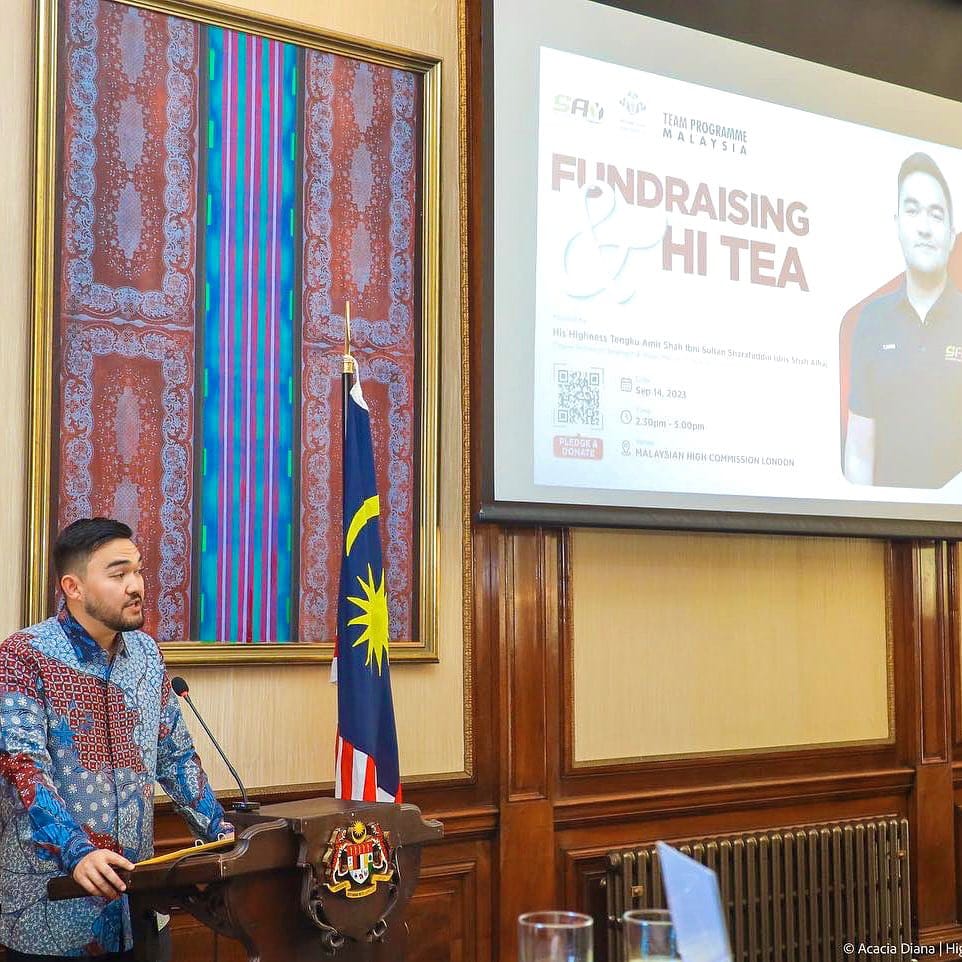 RMS berkenan hoskan majlis minum petang di UK raih dana untuk program SAY