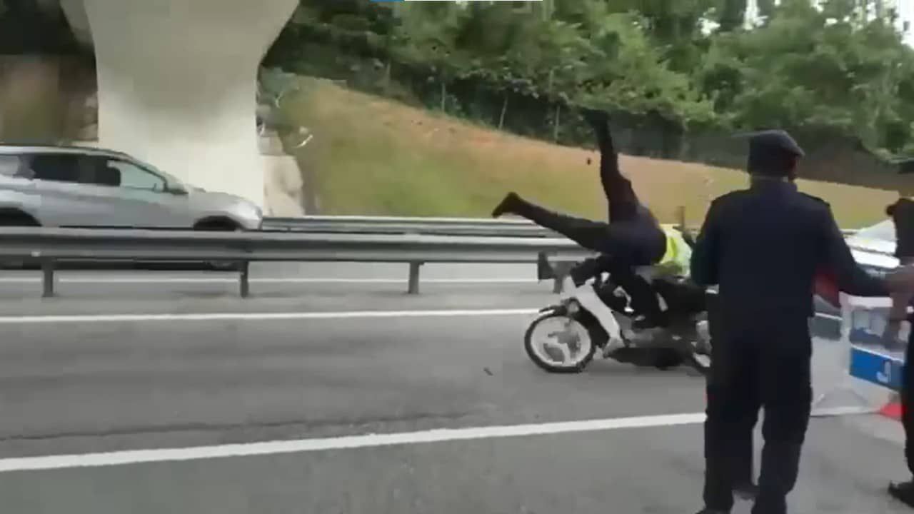 闯路障撞倒JPJ官员案  嫌犯今起遭延扣4天