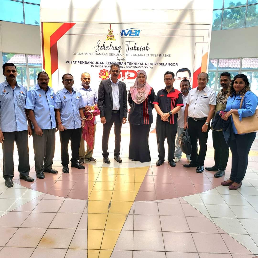 சிலாங்கூர் தொழில்திறன் மேம்பாட்டு மையத்திற்கு ஆட்சிக்குழு உறுப்பினர் பாப்பாராய்டு வருகை