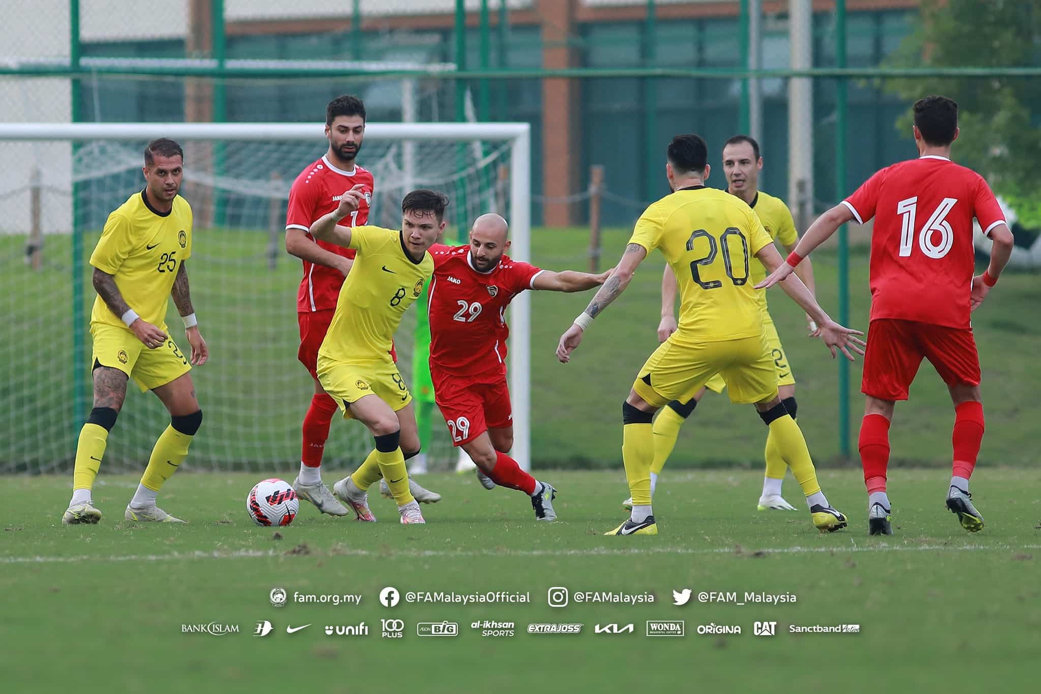 Harimau Malaya mount comeback to draw 2 - 2 with Syria