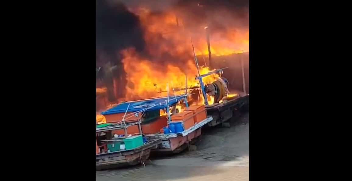 Wanita hilang dalam kebakaran tiga rumah di Pulau Ketam
