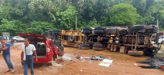 昔加末骇人车祸：Alza轿车一家六口已安葬