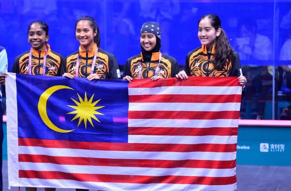 大马喜获第3枚金牌 壁球女团战胜香港