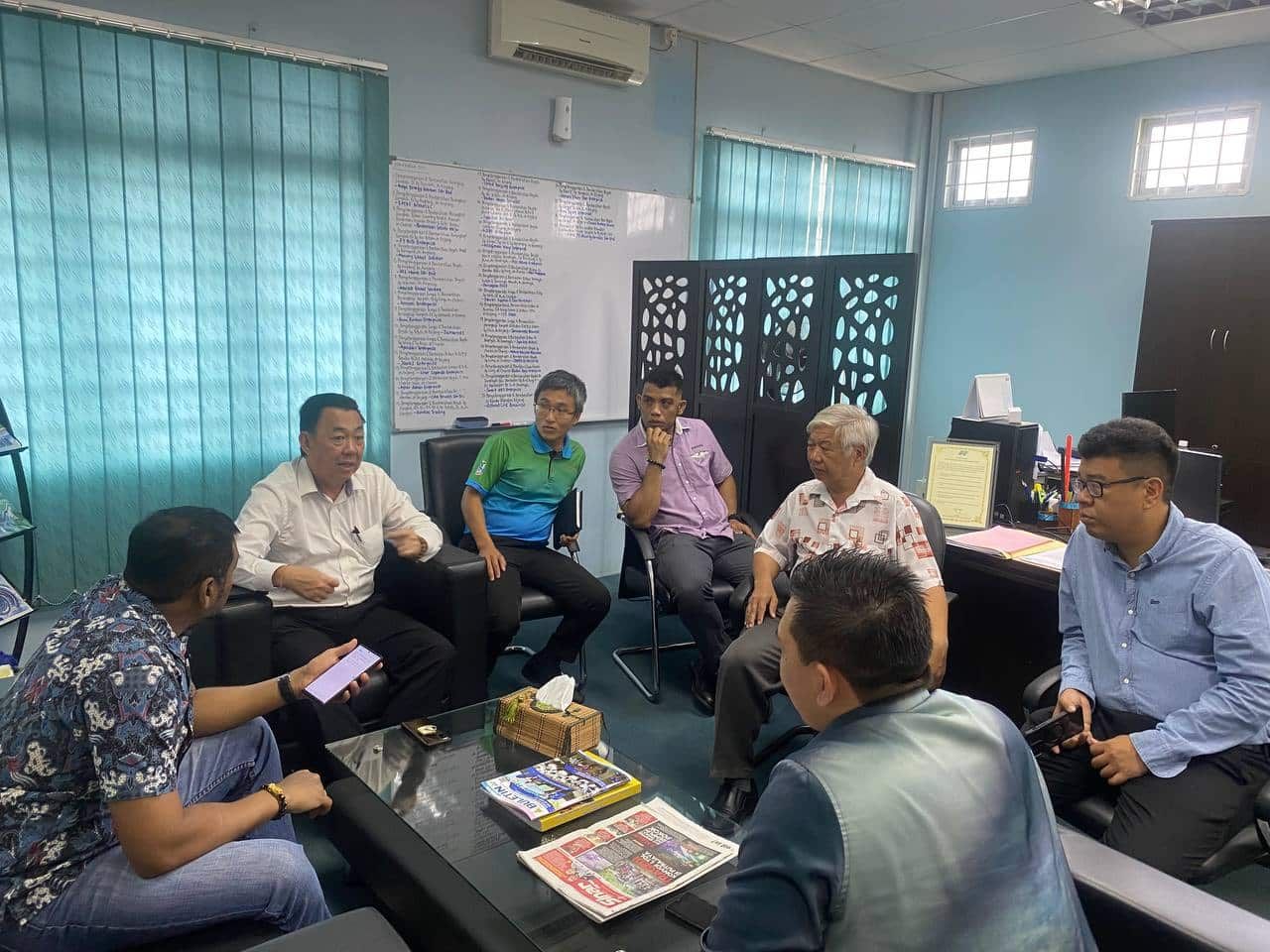 关注加影区内治水方案  张睷洋拜访乌冷水利灌溉局