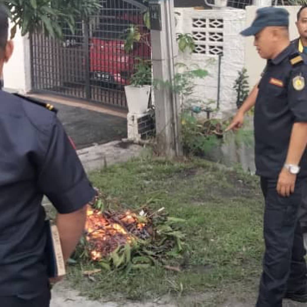 违例露天焚烧垃圾  安邦市会开4罚单