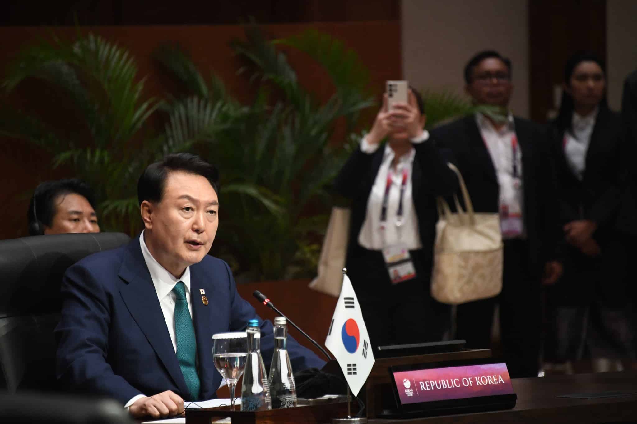 South Korea's Yoon says rules-based order crucial in South China Sea