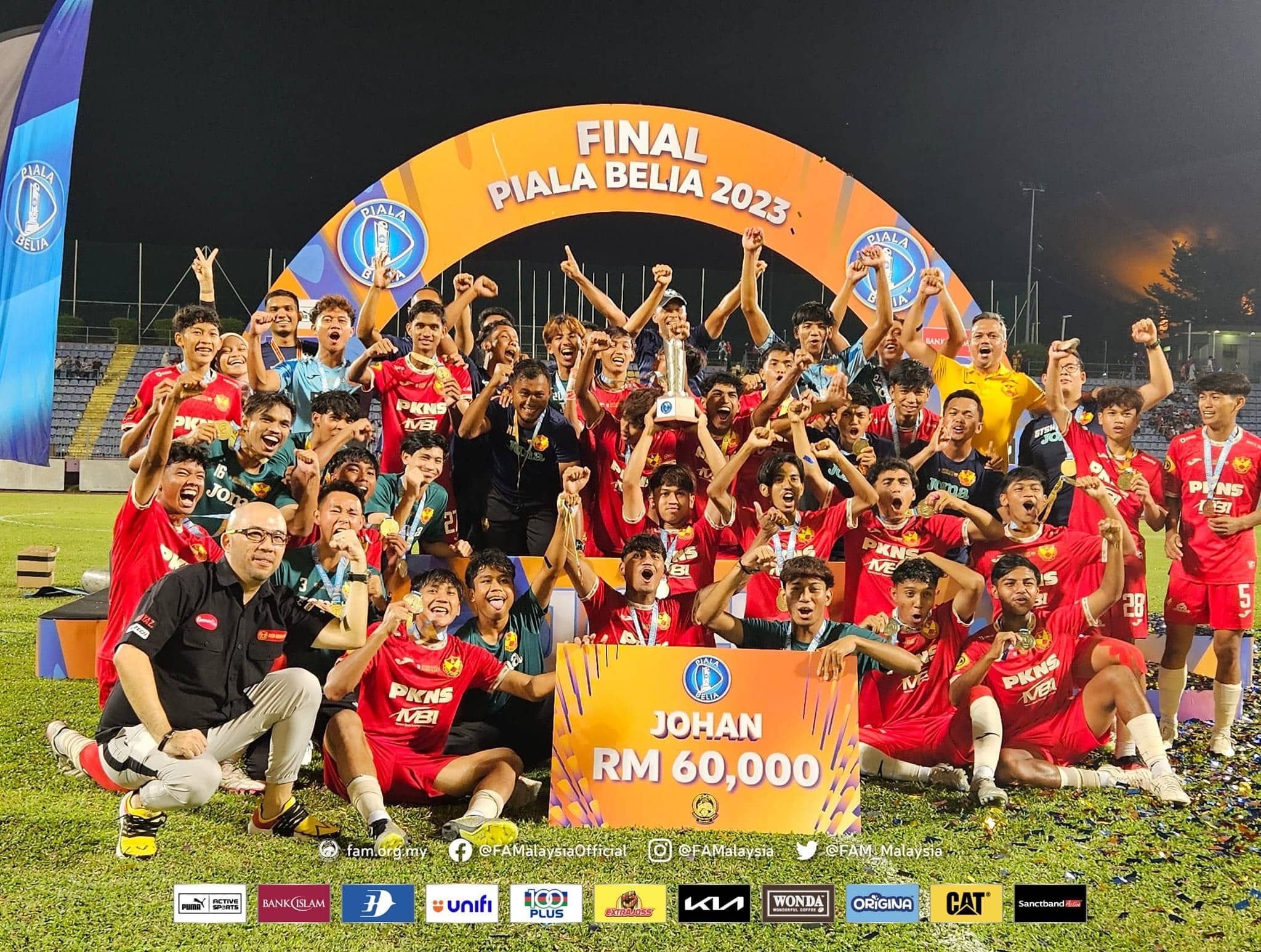 Selangor FC kekalkan kejuaraan Piala Belia 2023, tewaskan JDT FC