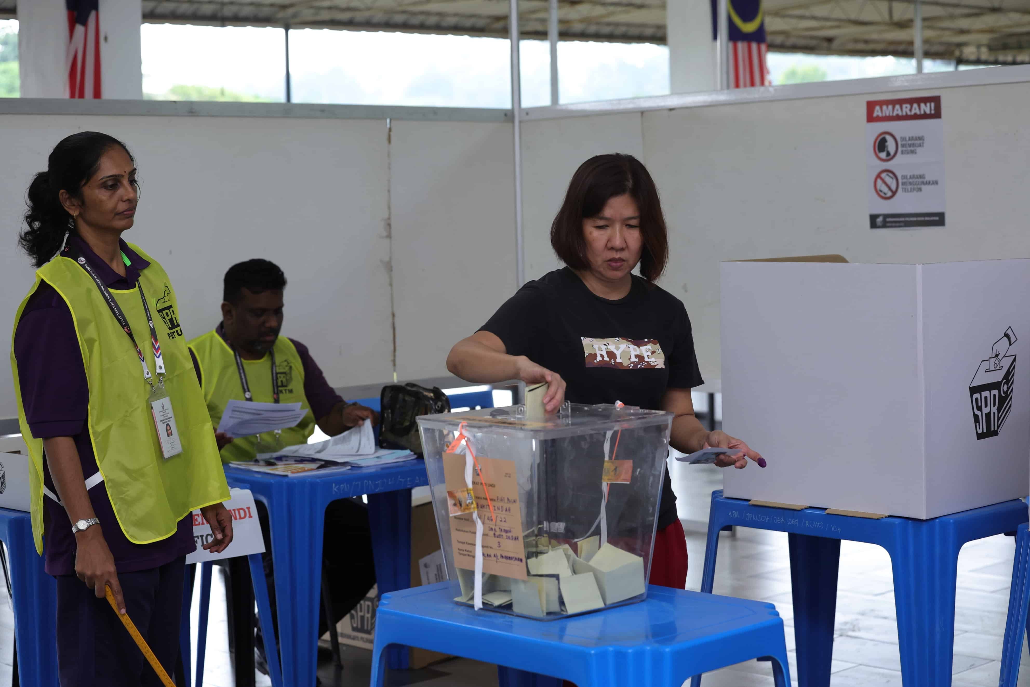 双补选投票率：埔莱24%新邦二南33%